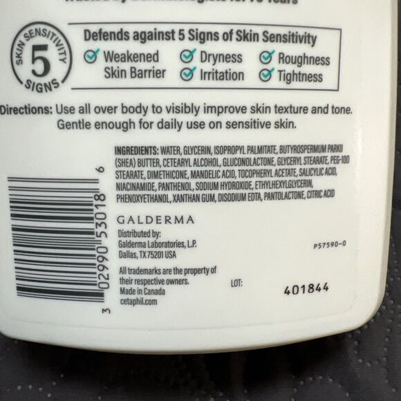 Cetaphil SA Gentle Exfoliating Lotion w/Salicylic Acid 16 FL OZ/473ML Body Bath - Picture 6 of 13